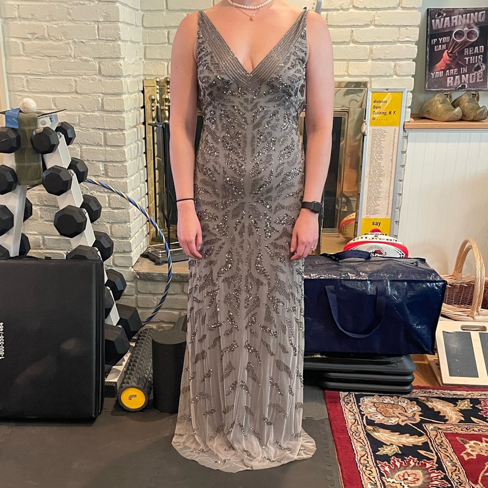 Floor length beaded Gown
